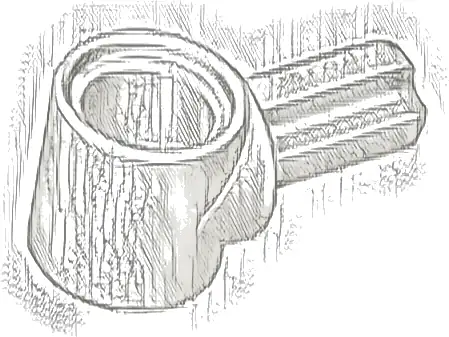 Technic, Axle and Pin Connector Hub with 1L Axle