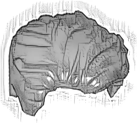 Minifigure, Hair Swept Left Tousled with Slight Widow's Peak and Short Sideburns