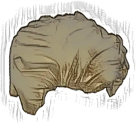 Minifigure, Hair Swept Left Tousled with Slight Widow's Peak and Short Sideburns