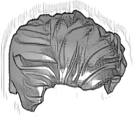 Minifigure, Hair Swept Left Tousled with Slight Widow's Peak and Short Sideburns