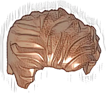 Minifigure, Hair Swept Left Tousled with Slight Widow's Peak and Short Sideburns