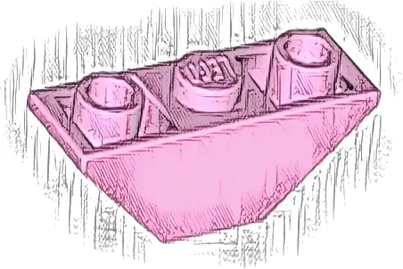 Slope, Inverted 45 3 x 1 Double