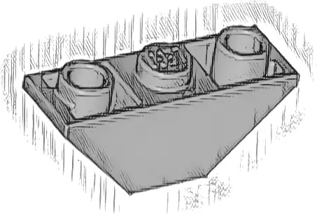 Slope, Inverted 45 3 x 1 Double