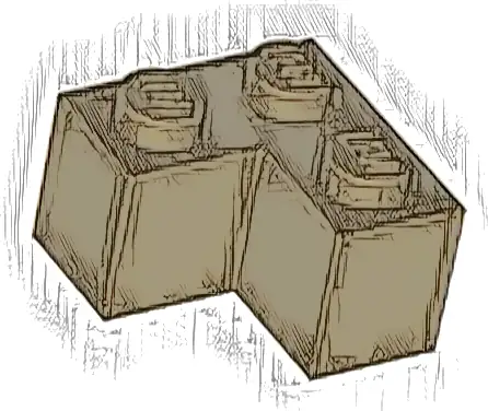 Brick 2 x 2 Corner