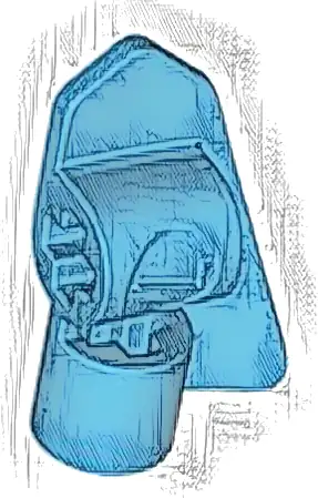 Technic, Panel Fairing # 7 Very Small Smooth Short, Side A