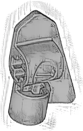 Technic, Panel Fairing # 7 Very Small Smooth Short, Side A