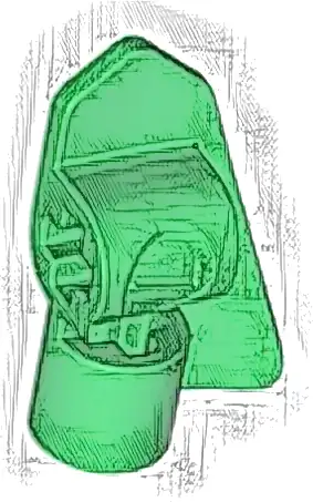 Technic, Panel Fairing # 7 Very Small Smooth Short, Side A