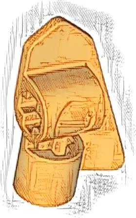 Technic, Panel Fairing # 7 Very Small Smooth Short, Side A