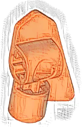 Technic, Panel Fairing # 7 Very Small Smooth Short, Side A