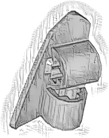 Technic, Panel Fairing # 8 Very Small Smooth Short, Side B