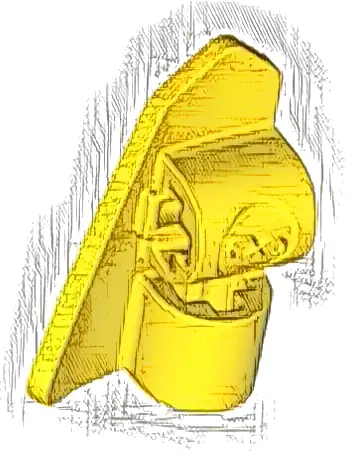 Technic, Panel Fairing # 8 Very Small Smooth Short, Side B