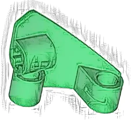 Technic, Panel Curved # 9 3 x 3 Tapered Left