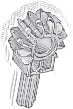 Technic, Arm with Gear 8 Tooth and 1.5L Axle