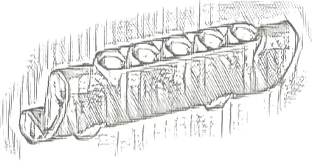 Technic, Panel Curved 7 x 3 with 2 Pin Holes through Panel Surface