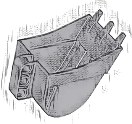 Technic Digger Bucket 4 x 7