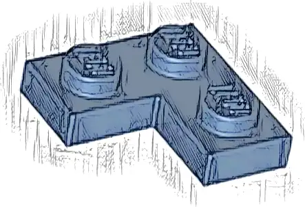 Plate 2 x 2 Corner