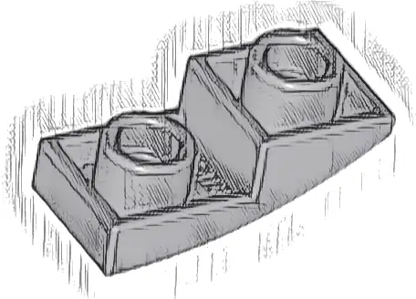 Slope, Curved 2 x 1 x 2/3 Inverted