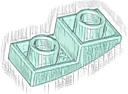 Slope, Curved 2 x 1 x 2/3 Inverted