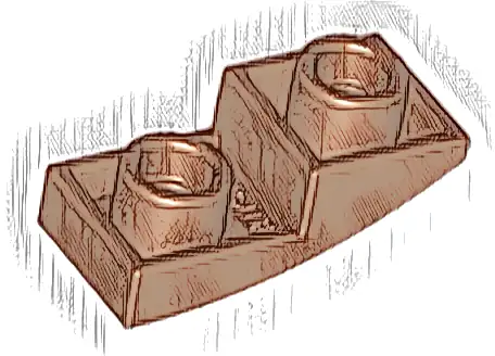 Slope, Curved 2 x 1 x 2/3 Inverted