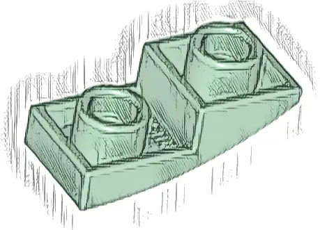 Slope, Curved 2 x 1 x 2/3 Inverted