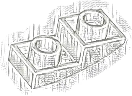 Slope, Curved 2 x 1 x 2/3 Inverted