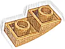 Nachylenie, Zaokrąglone 2 x 1 x 2⁄3 Odwrócone