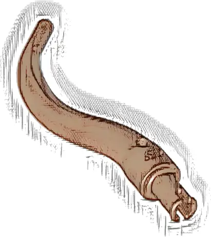 Appendage Bladed with Pin (Tail, Plant Limb)