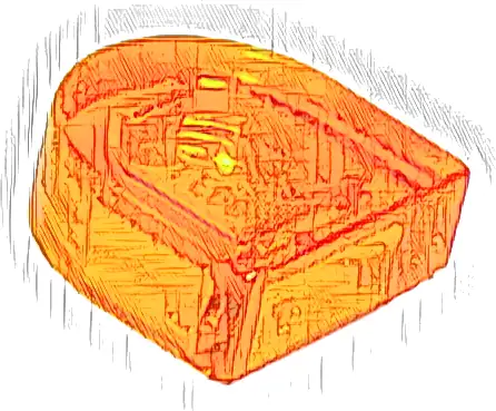 Tile, Round 1 x 1 Half Circle Extended