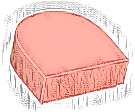 Tile, Round 1 x 1 Half Circle Extended