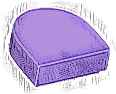 Tile, Round 1 x 1 Half Circle Extended