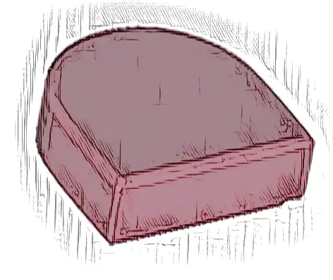 Tile, Round 1 x 1 Half Circle Extended