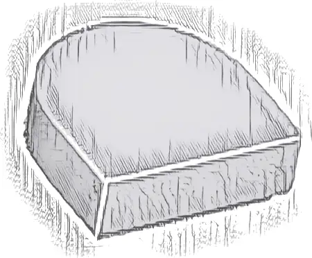 Tile, Round 1 x 1 Half Circle Extended