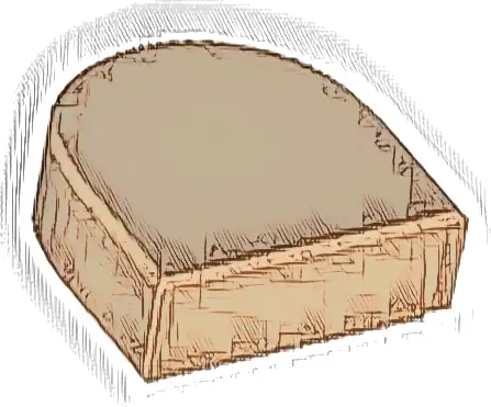 Tile, Round 1 x 1 Half Circle Extended