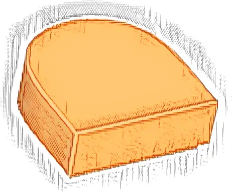 Tile, Round 1 x 1 Half Circle Extended