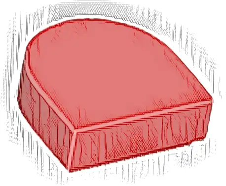 Tile, Round 1 x 1 Half Circle Extended