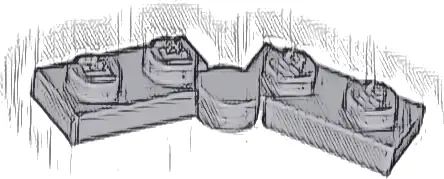 Hinge Plate 1 x 4 Swivel (2429 / 2430)