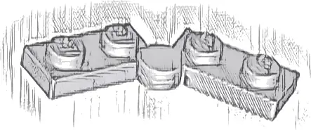 Hinge Plate 1 x 4 Swivel (2429 / 2430)