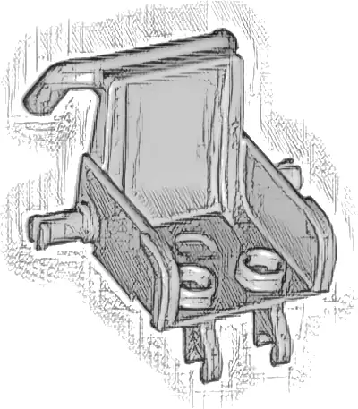 Minifigure, Utensil Wheelchair Seat