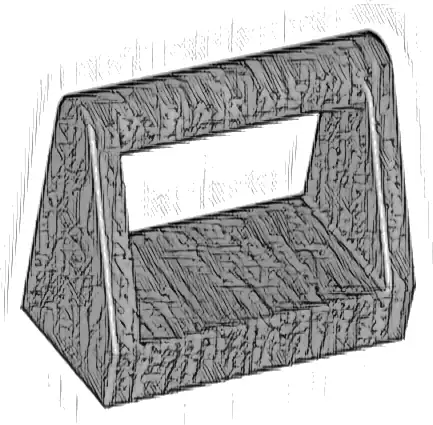 Tile, Modified 1 x 2 with Bar Handle