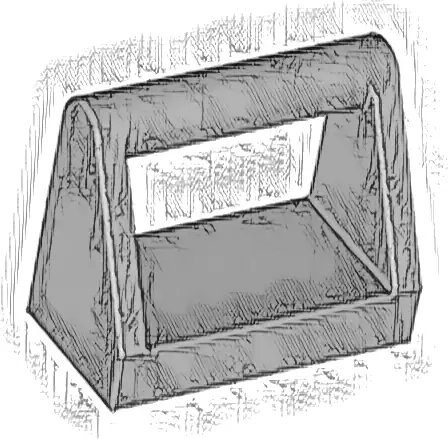 Tile, Modified 1 x 2 with Bar Handle