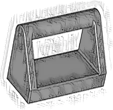 Tile, Modified 1 x 2 with Bar Handle