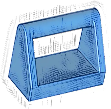 Tile, Modified 1 x 2 with Bar Handle