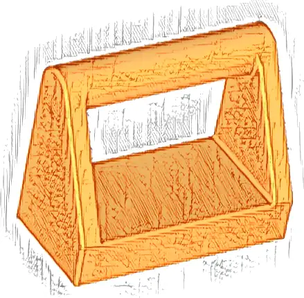 Tile, Modified 1 x 2 with Bar Handle