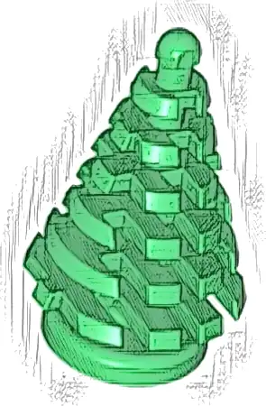 Plant, Tree Pine Small 2 x 2 x 4