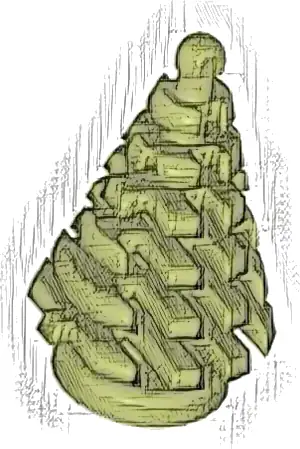Plant, Tree Pine Small 2 x 2 x 4