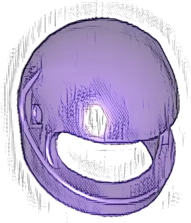 Minifigure, Headgear Helmet Motorcycle (Standard)