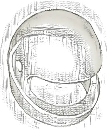 Minifigure, Headgear Helmet Motorcycle (Standard)