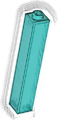 Brick 1 x 1 x 5 - Solid Stud