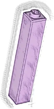 Brick 1 x 1 x 5 - Solid Stud