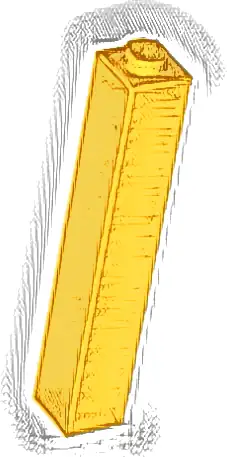 Brick 1 x 1 x 5 - Solid Stud